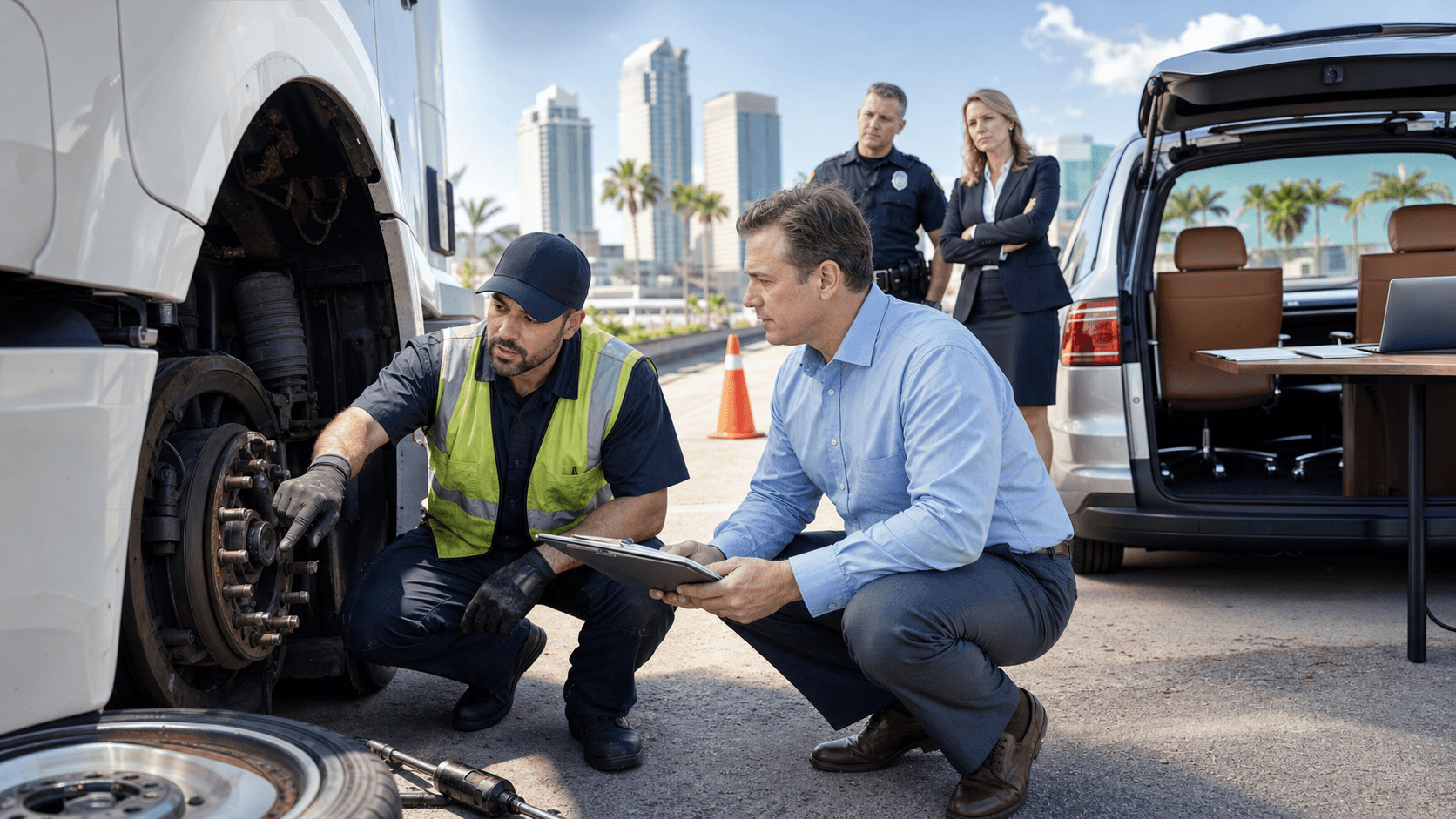 Liability for Tampa Truck Accidents Caused by Poor Maintenance